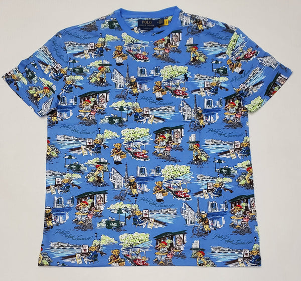 Nwt Polo Ralph Lauren Allover Bear Print Classic Fit Tee - Unique Style