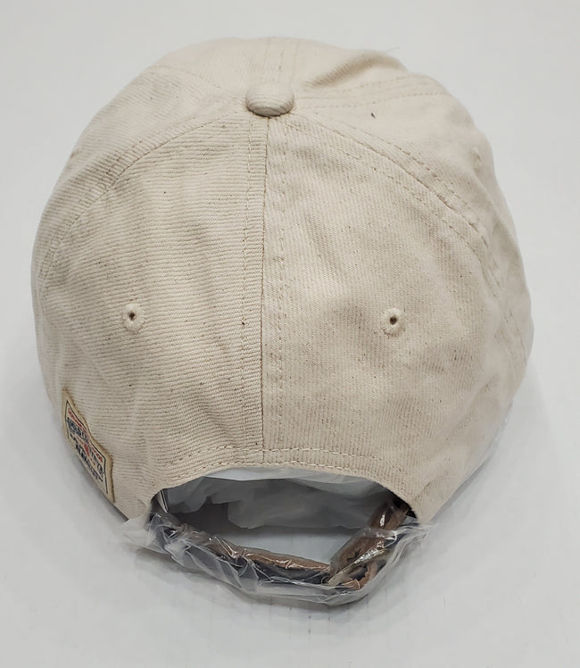 Nwt Polo Ralph Lauren Natural Polo Country Element Skate Goods Adjustable Leather Strap Hat - Unique Style