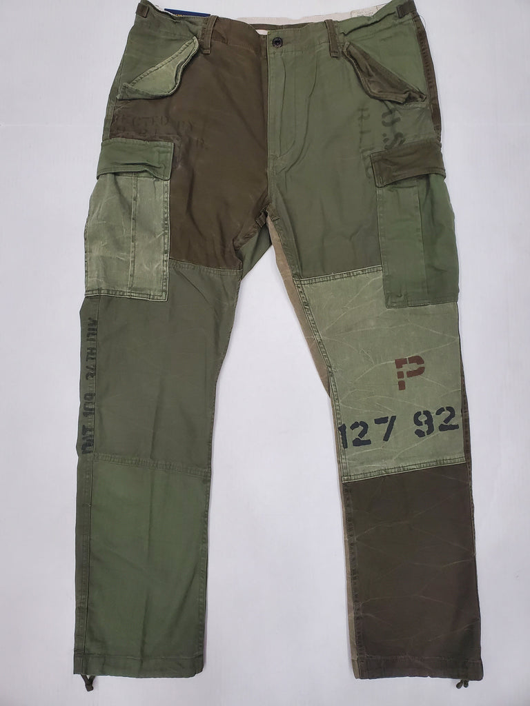 Nwt Polo Ralph Lauren Olive Patched Slim Fit Cargo Pants
