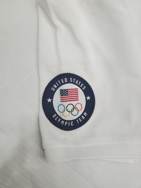 Nwt Polo Ralph Lauren White Team Paris Olympic Polo - Unique Style