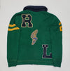 Nwt Polo Ralph Lauren Green Patchwork Cardigan - Unique Style