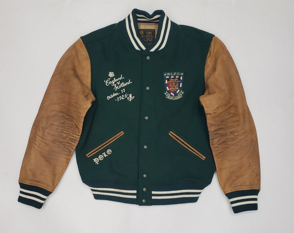 Nwt Polo Ralph Lauren Men's R.L.F.C 1926 England Vs Scotland Varsity Jacket