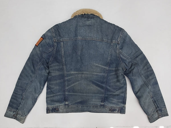 Nwt Polo Ralph Lauren Denim and Supply Fleece Lined Jean Jacket - Unique Style