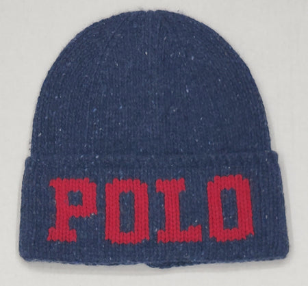 NWT POLO RALPH LAUREN RED WOOL SMALL PONY SKULLY