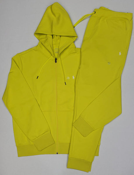 Nwt Polo Ralph Lauren Neon Small Pony Double Knit Sweatsuit - Unique Style