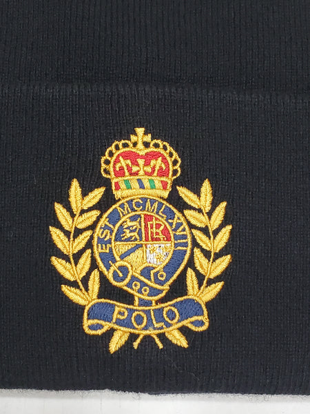 Nwt Polo Ralph Lauren Black Crest Skully - Unique Style