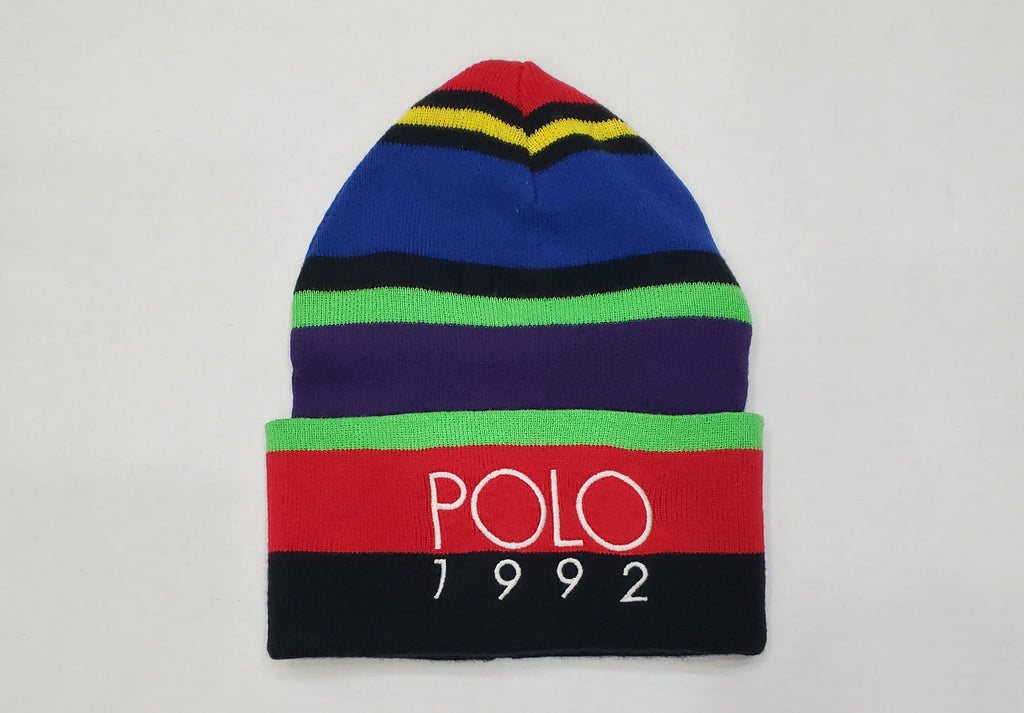 Nwt Polo Ralph Lauren Multi Stripe 1992 Skully