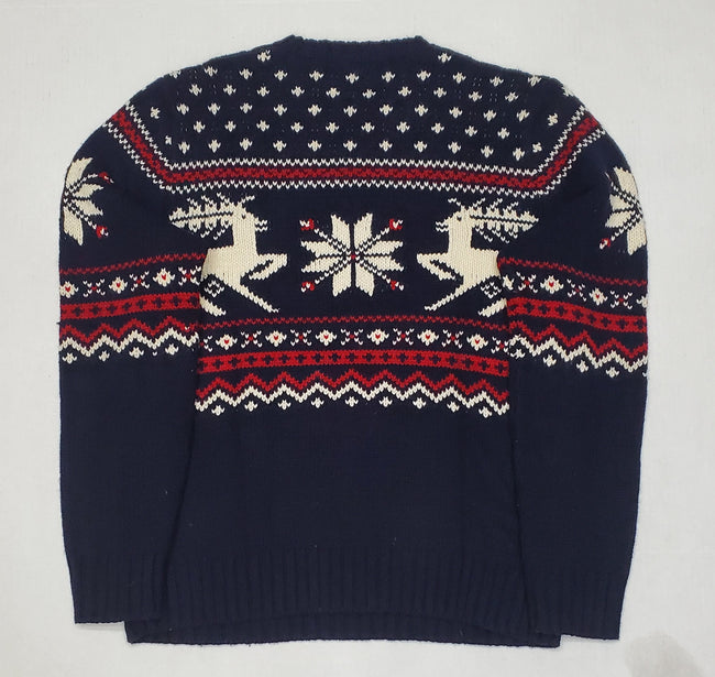 Pre-Owned Polo Ralph Lauren K-Swiss Reindeer Sweater - Unique Style