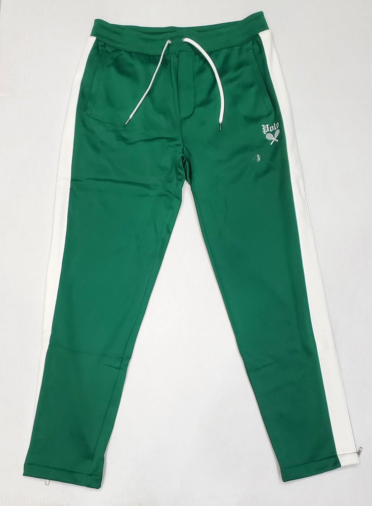 Nwt Polo Ralph Lauren Green Tennis Nylon Track Pants
