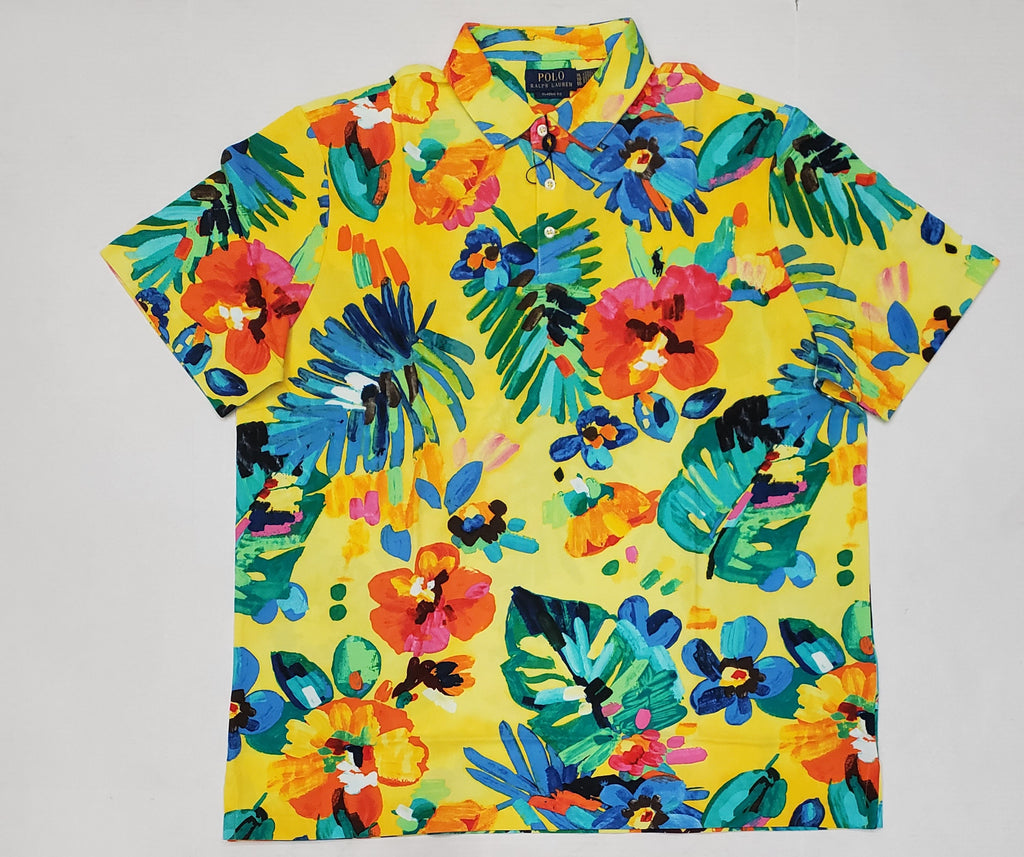 Nwt Polo Ralph Allover Floral Print Classic Fit Polo