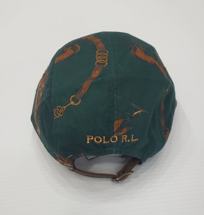 Polo Ralph Lauren Equestrian Leather Adjustable Strap Back Hat - Unique Style