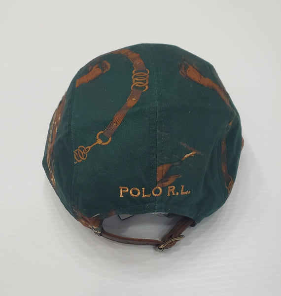 Polo Ralph Lauren Equestrian Leather Adjustable Strap Back Hat - Unique Style