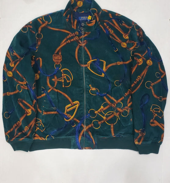 Nwt Polo Ralph Lauren Bridle Saddle Corduroy Zip Jacket - Unique Style