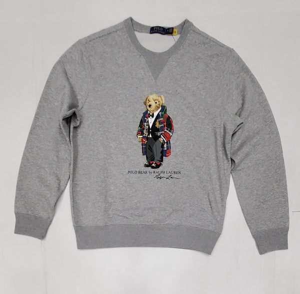 Nwt Polo Big & Tall Grey Toggle Bear Sweatshirt - Unique Style