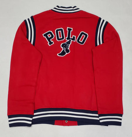 Nwt Polo Sport Navy Triple Pony Embroidered Baseball Jacket