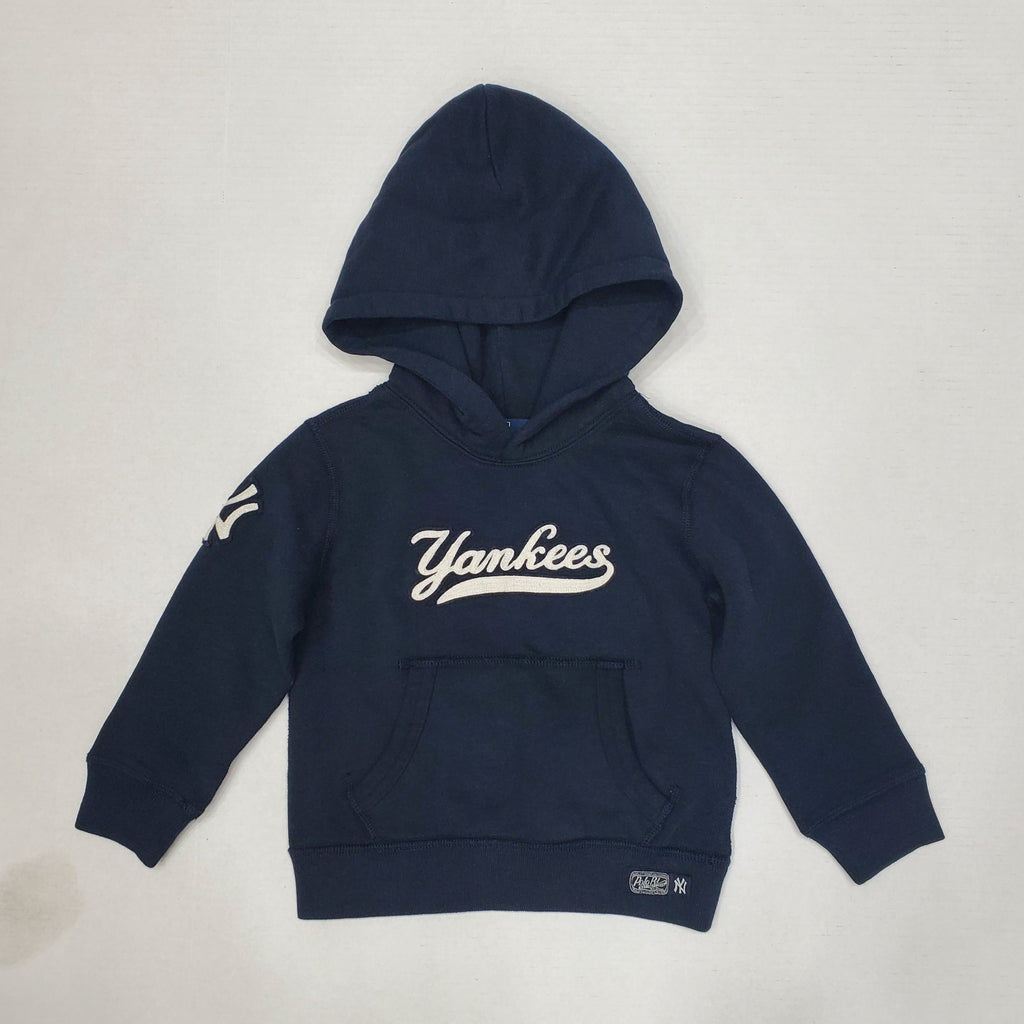Nwt Kids Boys Polo Ralph Lauren Navy Yankee Hoody (2T-7)