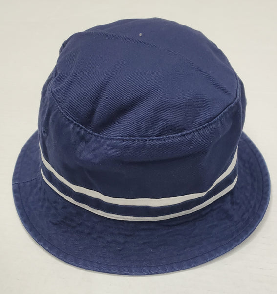 Nwt Polo Ralph Navy/White Tennis Bucket Hat - Unique Style
