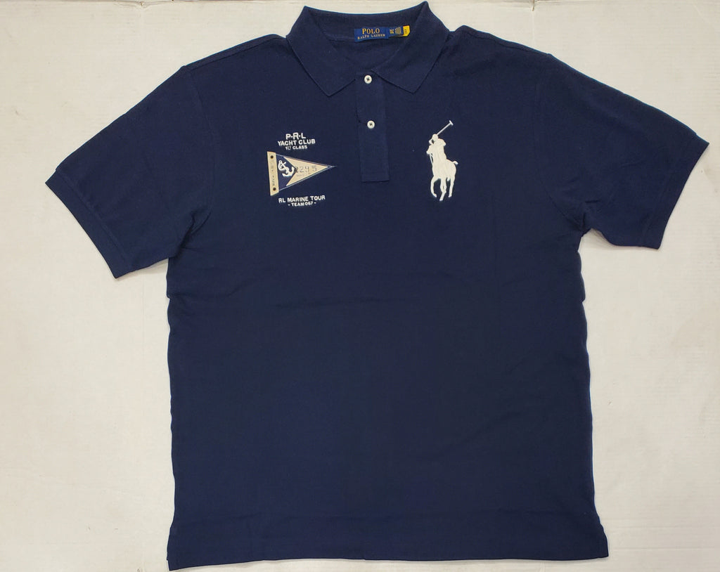 Nwt Polo Big & Tall Navy Marine Tour Polo