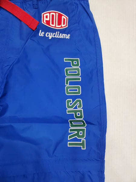 Nwt Polo Ralph Lauren Royal Blue Polo Sport Le Cyclisme 2 in 1 Convertible Pants - Unique Style