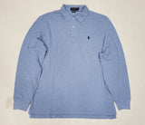 Nwt Polo Ralph Lauren Blue Classic Fit Long Sleeve Polo Shirt - Unique Style