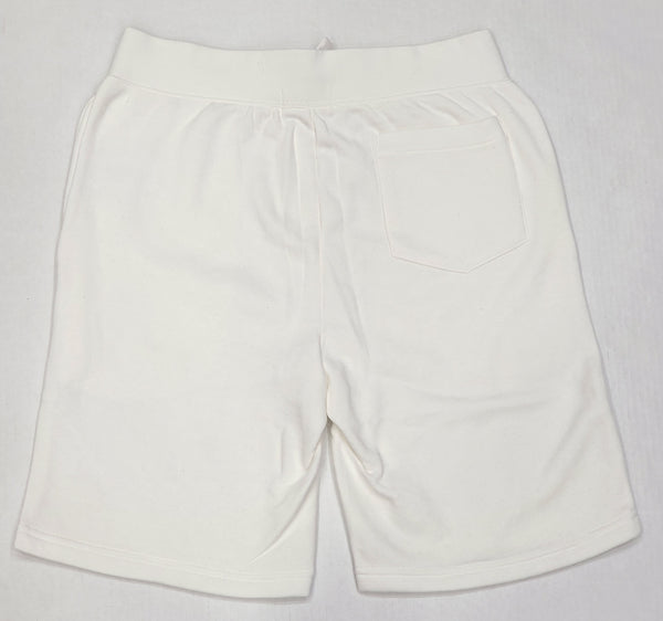 Nwt Polo Ralph Lauren White Triple Pony 8.5 Fleece Shorts - Unique Style