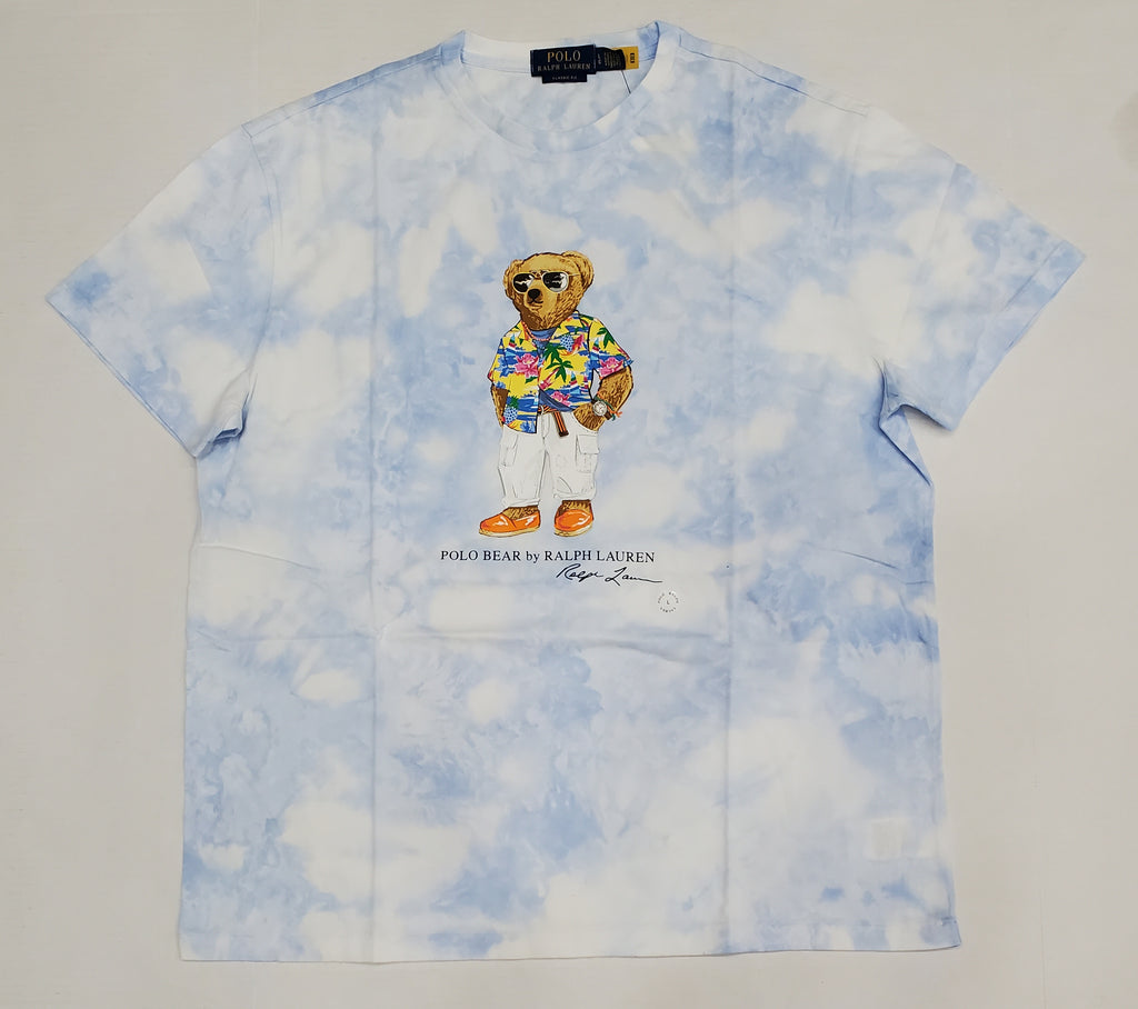 Nwt Polo Ralph Lauren Tie Dye Hawaii Bear Classic Fit Tee u