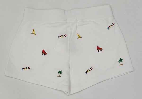 Nwt Polo Ralph Lauren Women's Allover Embroidered Shorts - Unique Style