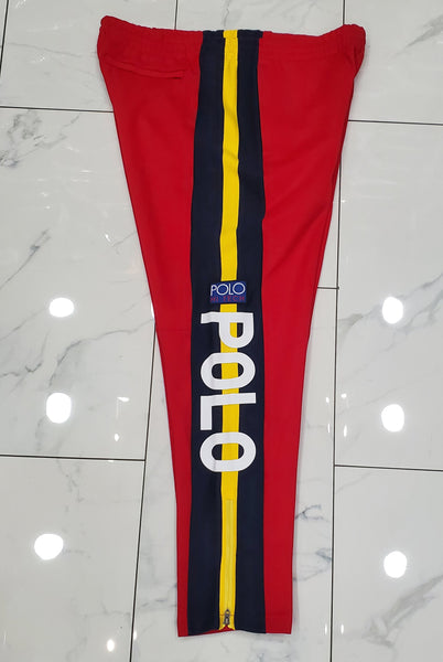 Nwt Polo Ralph Lauren Red/Navy/Yellow Hi Tech Sweatpants - Unique Style