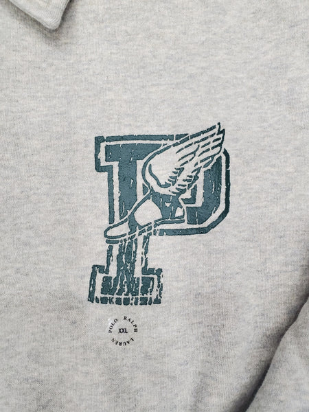 Nwt Polo Ralph Lauren Grey Half Zip P-Wing Sweatshirt - Unique Style