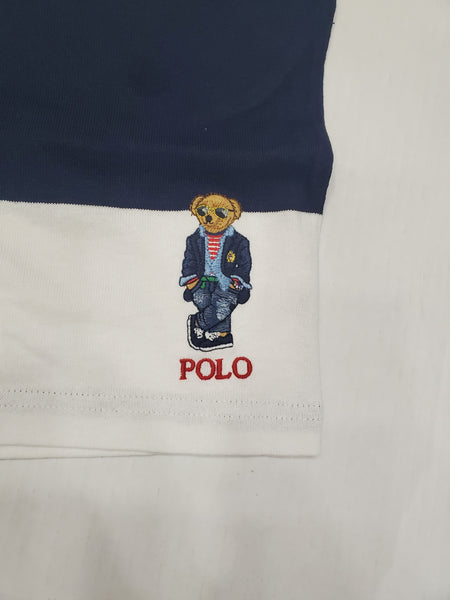 Nwt Polo Ralph Lauren White/Navy 6 inch Teddy Bear Shorts - Unique Style