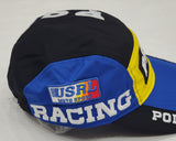 Nwt Polo Ralph Lauren Black/Royal Racing Long Bill Hat - Unique Style