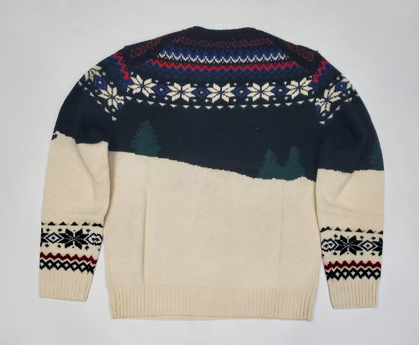 Nwt Polo Ralph Lauren Iditarod Teddy Bear Wool Sweater - Unique Style