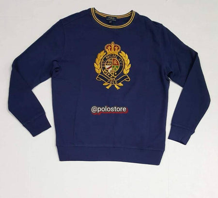 Nwt Polo Ralph Lauren Grey Red Sweatshirt Teddy Bear Boys Sweatshirt (2T-7T) (8-20)