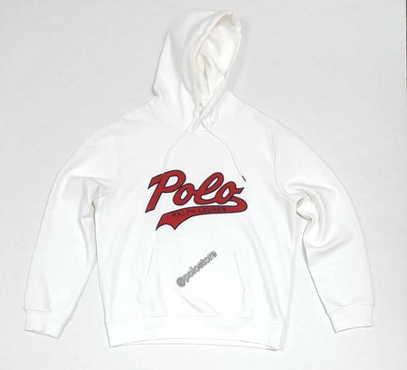 Nwt Polo Ralph Lauren White/Navy Small Pony Performance Hoodie