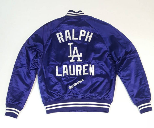 Polo Ralph Lauren Kids Polo LA Dodgers Satin Jacket (18-20) - Unique Style