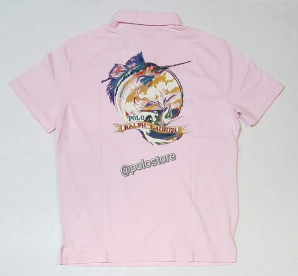 Nwt Kids Polo Ralph Lauren Pink Swordfish Polo Shirt (8-20) - Unique Style