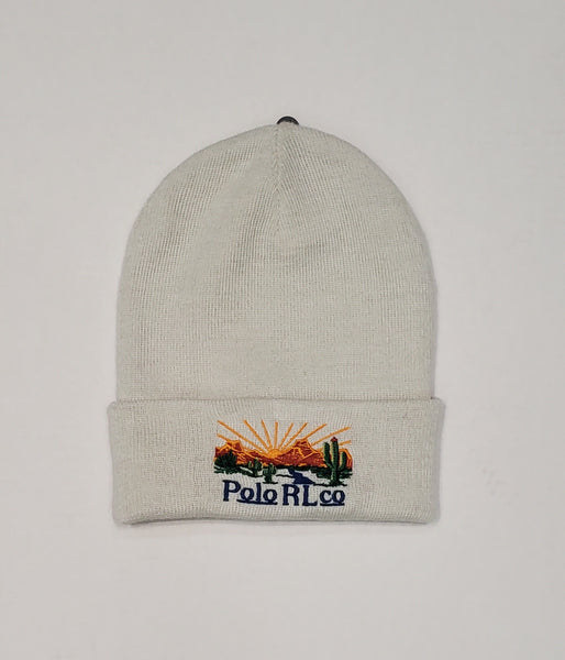 NWT Polo Ralph Lauren Cream Southwestern Desert Patch Skully - Unique Style
