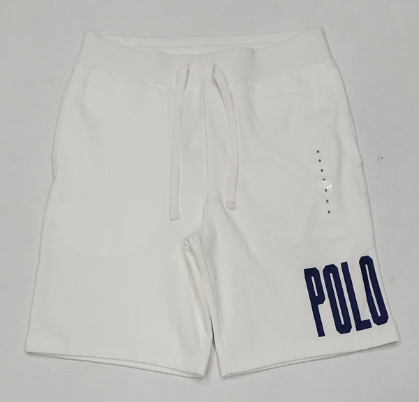 Nwt Polo Spellout White Printed Spellout Shorts - Unique Style