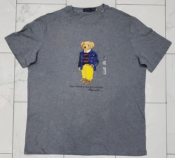 Nwt Polo Big & Tall Grey Teddy Bear Short Sleeve Tee - Unique Style