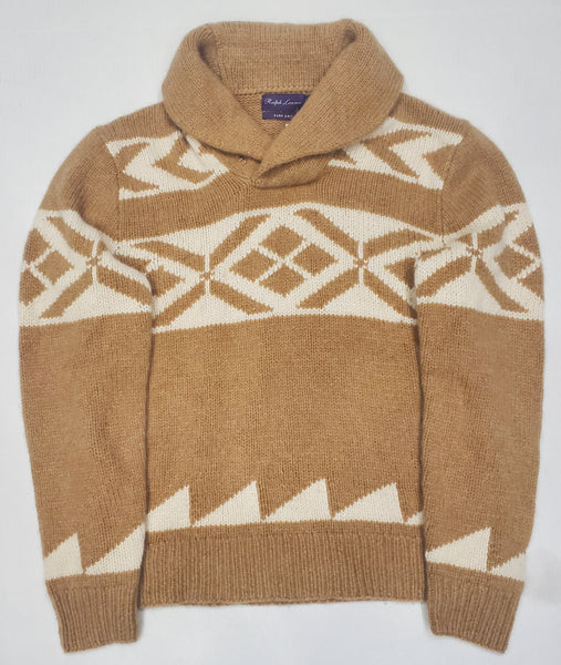 Ralph Lauren Purple Label Patterned Cashmere-Knit Sweater - Unique Style