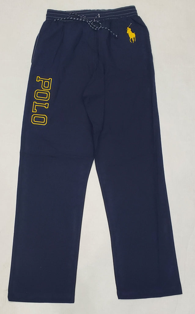 Nwt Polo Ralph Lauren Navy/Yellow Spellout w/Pony Pajama Pants