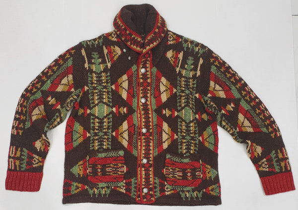 Ralph Lauren RRL Shawl Collar V-Neck Cardigan - Unique Style