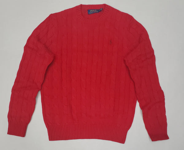Nwt Polo Ralph Lauren Red w/Red Horse Roundneck Sweater - Unique Style