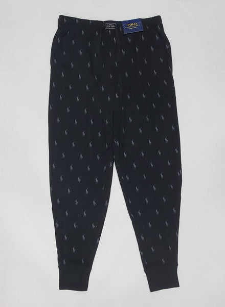 Nwt Polo Ralph Lauren Black Allover Pony Print Pajamas - Unique Style