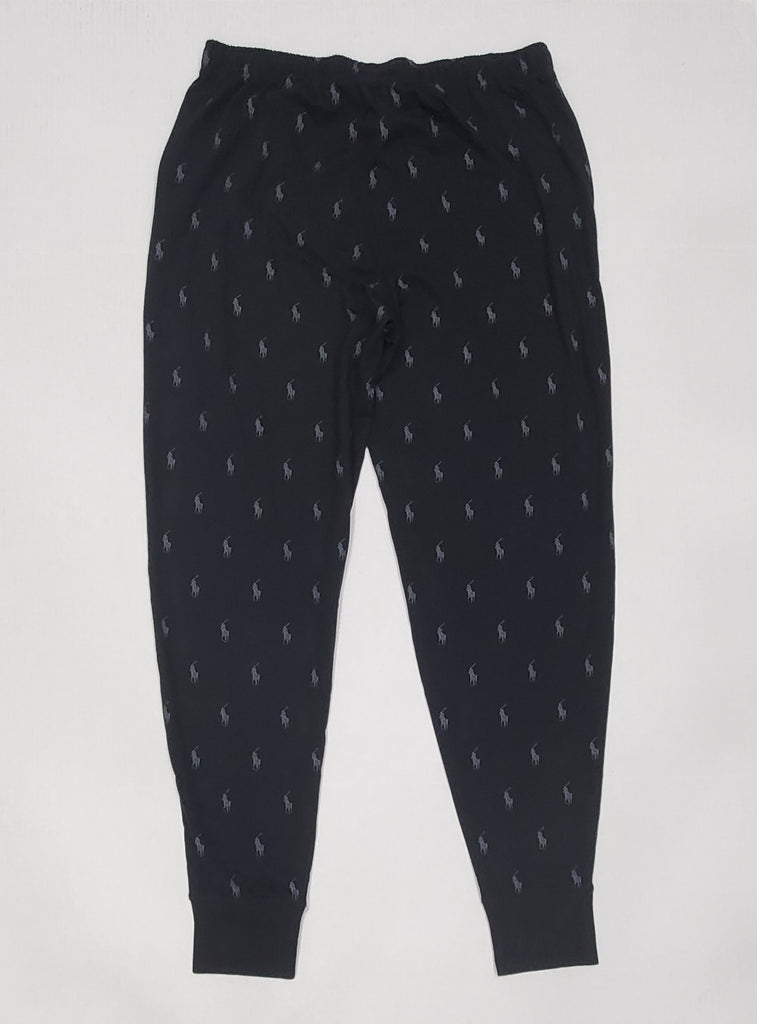 Nwt Polo Ralph Lauren Black Allover Pony Print Pajamas