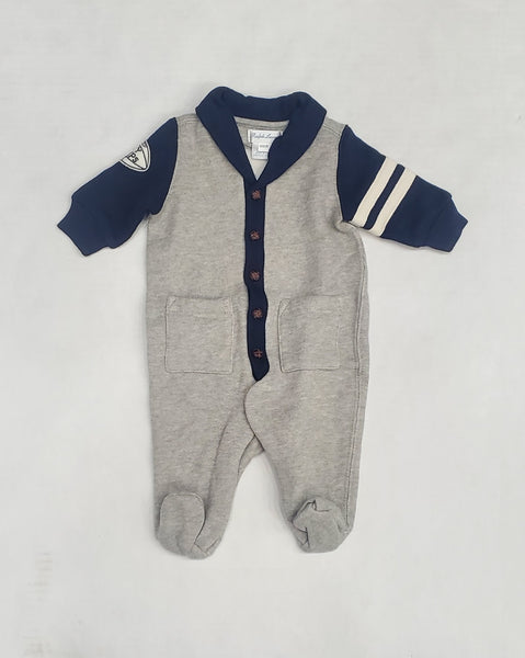 Nwt Kids Polo Ralph Lauren Grey One Piece (Newborn) - Unique Style