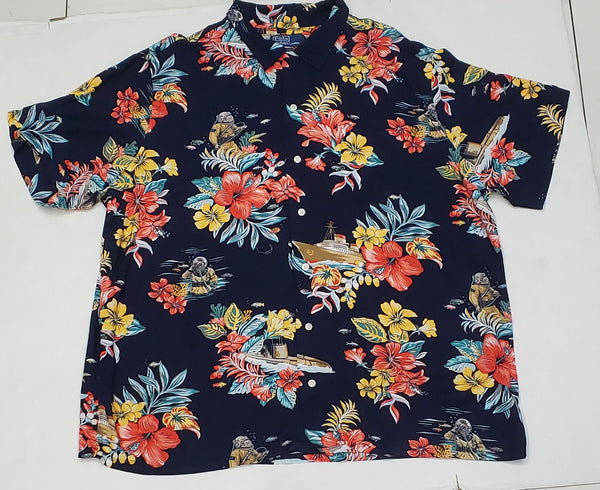 Nwt Polo Ralph Lauren Allover Floral-Cruise Print Classic Fit S/S Button Up - Unique Style