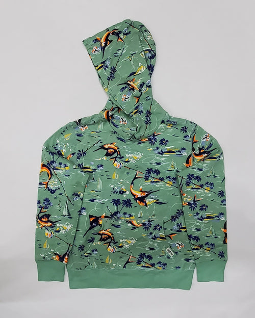 Nwt Kids Polo Ralph Lauren Marlin Allover Hoody (10-12) - Unique Style