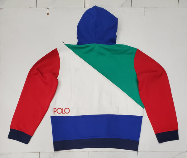 Nwt Polo Ralph Lauren Colorblock Spellout Hoodie - Unique Style