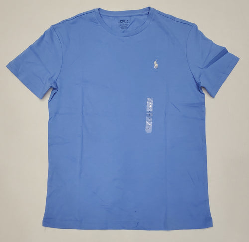 Nwt Polo Ralph Lauren "HRB IS BLUE" Small Pony Round Neck Tee - Unique Style